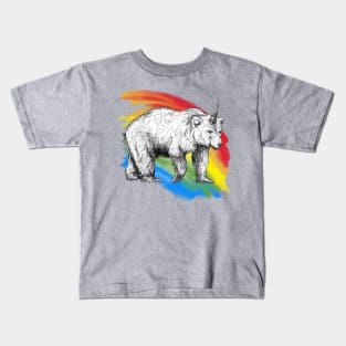 Rainbow bearicorn Kids T-Shirt